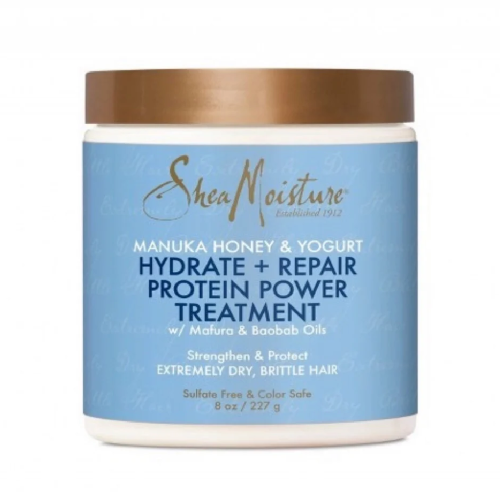 علاج لإصلاح الشعر و ترطيبه بزيت المانوكا و الزبادي -237جرام من شيا مويستشر