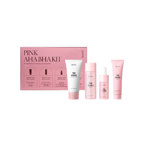 مجموعة التقشير الوردية للعناية بمشاكل البشرة من ناسيفيك