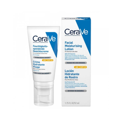 لوشن ترطيب الوجه النهاري بعامل حماية من الشمس 25 من سيرافي 52مل