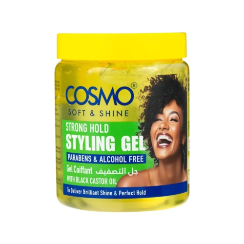 جل تصفيف الشعر بزيت الخروع الأسود من كوزمو - 1000 جرام