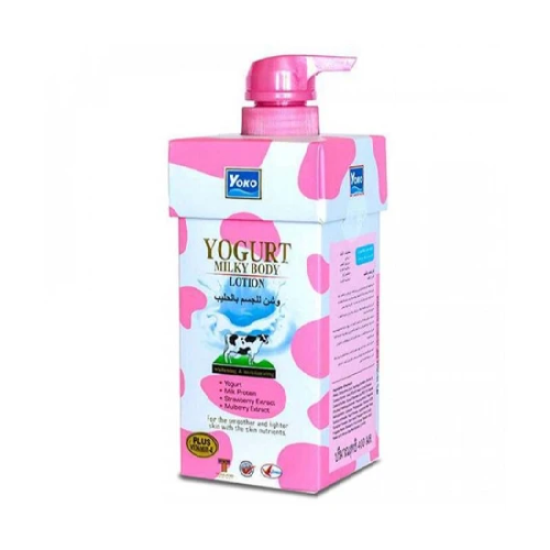 يوكو لوشن للجسم بالحليب والزبادي - 400 مل