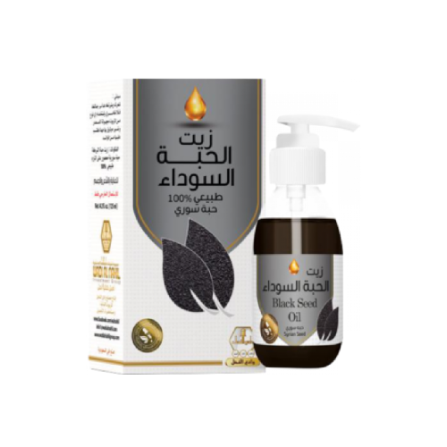 زيت الحبة السوداء السوري للشعر والبشرة من وادي النحل - 125مل
