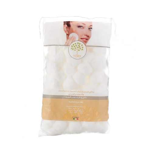 كرات قطنية 100 حبة من يوركس