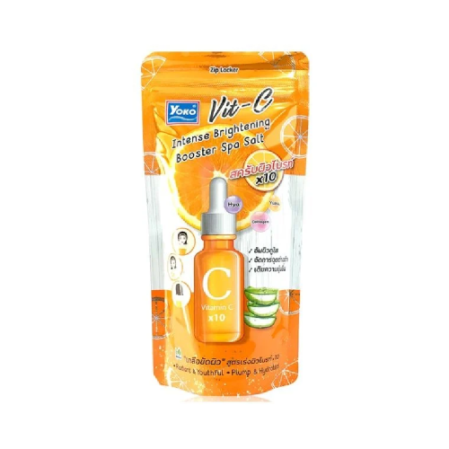 ملح سبا معزز لتفتيح البشرة بفيتامين سي, 300 جرام من يوكو