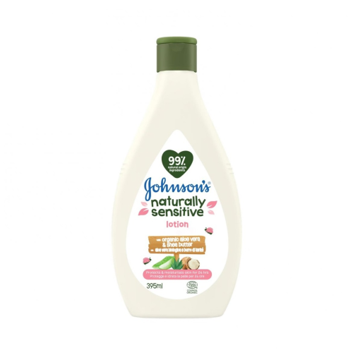 لوشن مع الصبار العضوي وزبدة الشيا من جونسون - 395 مل