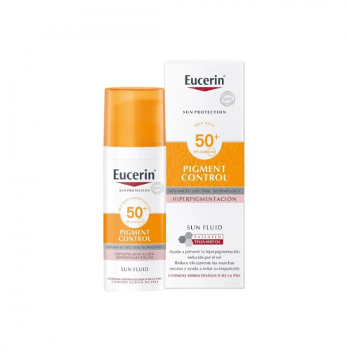 يوسيرين واقي شمس سائل للتحكم في صبغ البشرة بعامل حماية 50+   50مل