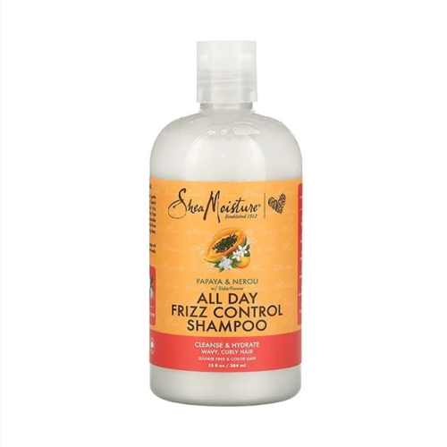 شامبو للتحكم في تجعد الشعر طوال اليوم بالبابايا والنيرولي 384مل من شيا مويستشر