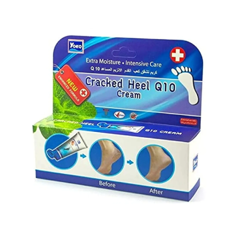 كريم تشققات كعب القدم من يوكو الانزيم 10Q المساعد 50 جرام