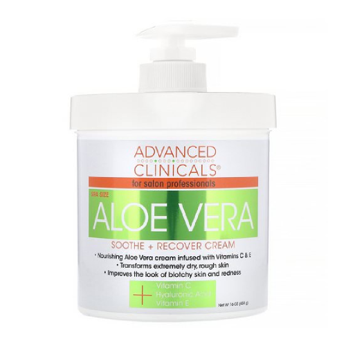 كريم جل الصبار لتهدئة البشرة وترطيبها، (454 جرام) من أدفانسد كلينيكالز