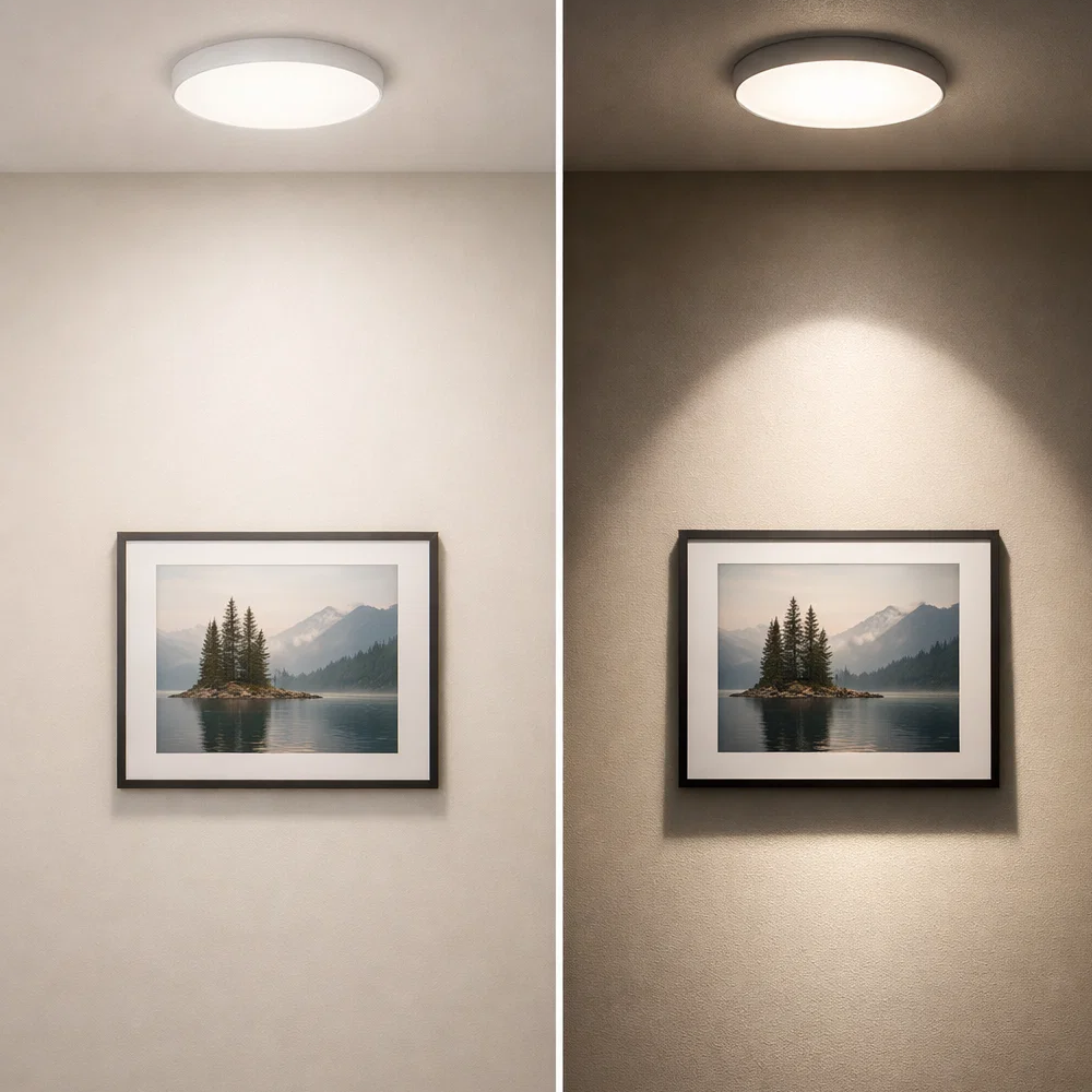 الفرق بين الإضاءة المشتتة والإضاءة المركزة: دليل سمكو لاختيار الإضاءة المناسبة لكل مساحة