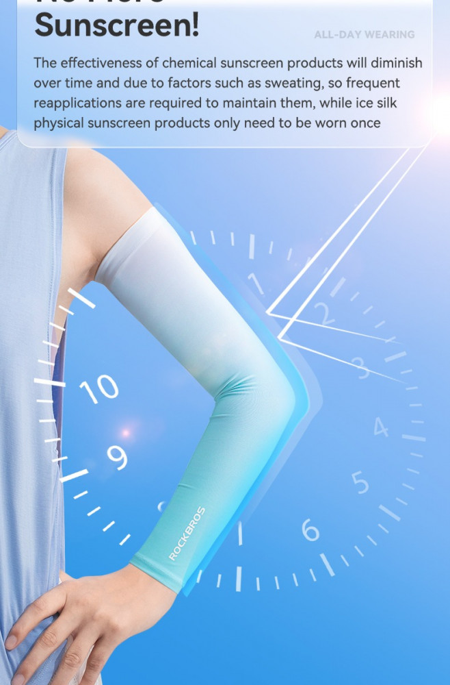 أكمام ذراع واقية من الشمس للتبريد والحماية من متجر الرياضة الذكية