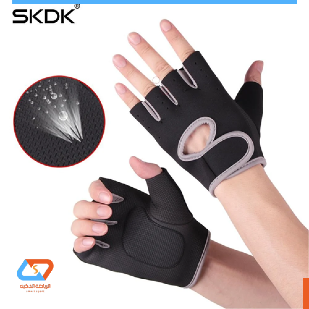 Anti-slip Gym Hand Gloves Sweat-absorbent Iron Glove
