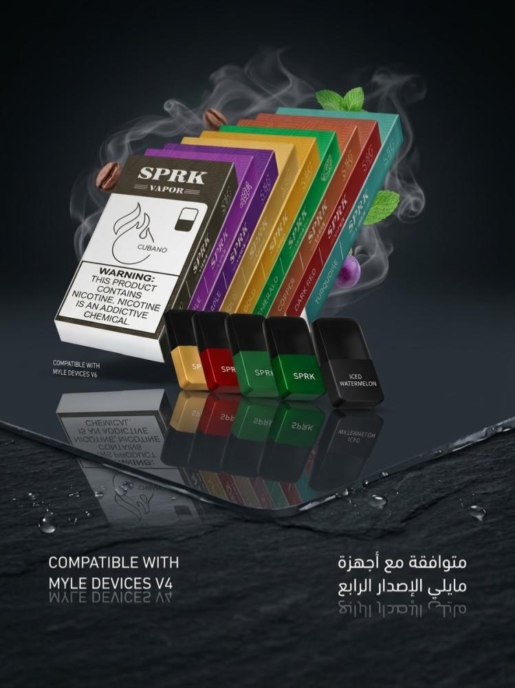 دليل بودات سبارك (SPRK Pods): أداء ناعم ونكهات غنية لتجربة سحب مثالية