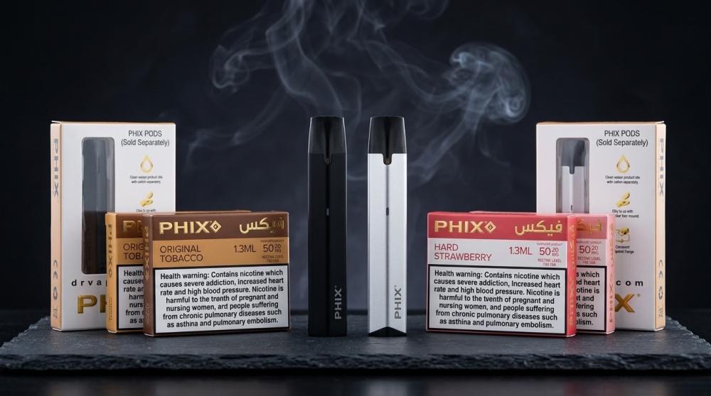 دليل بودات الفيكس (Phix Pods): الأداء الأقوى والنكهات الأصلية المشبعة
