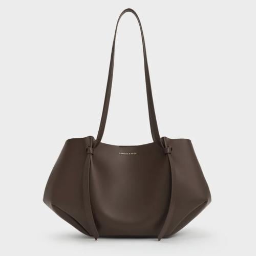 Calla Tote Bag (L)-Espresso Brown