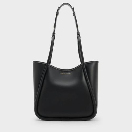 Mini Lyla Tubular Tote Bag-black