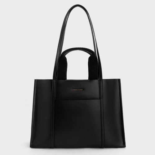 (Black) Shalia Tote Bag - XL