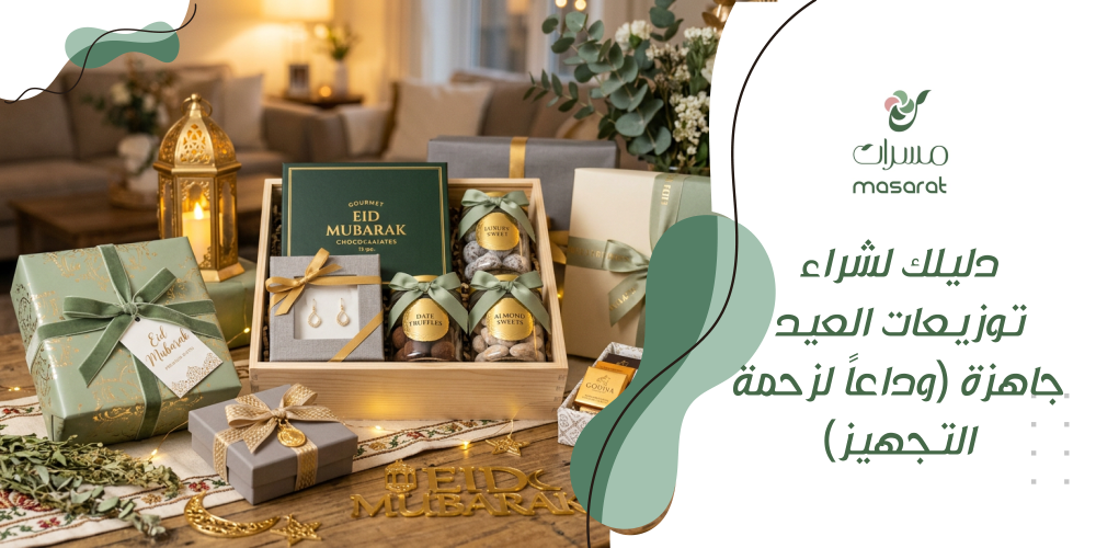 دليلك لشراء توزيعات العيد جاهزة (وداعاً لزحمة التجهيز)