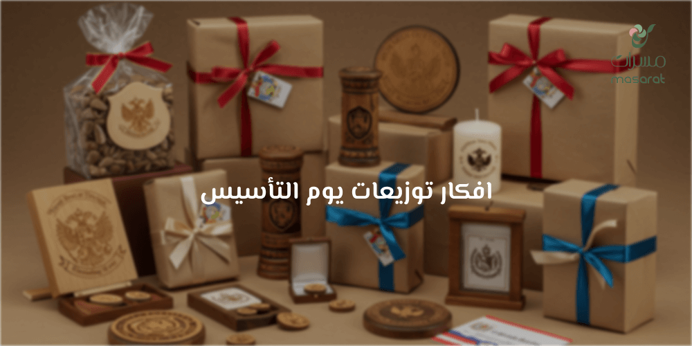 افكار توزيعات يوم التأسيس