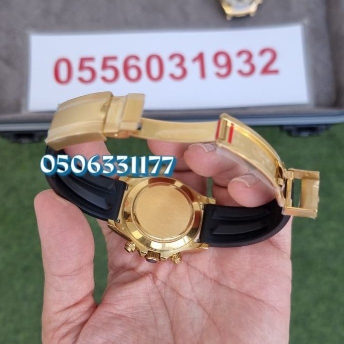 ساعة رولكس دايتونا بمواصفات فاخرة وآلية حركة أوتوماتيكية