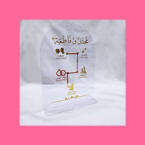 ستاند اكريلك مقوس شفاف A4