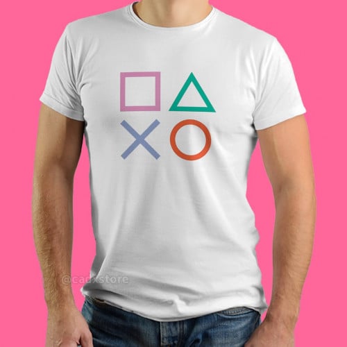 تيشيرت أزرار بلايستيشن