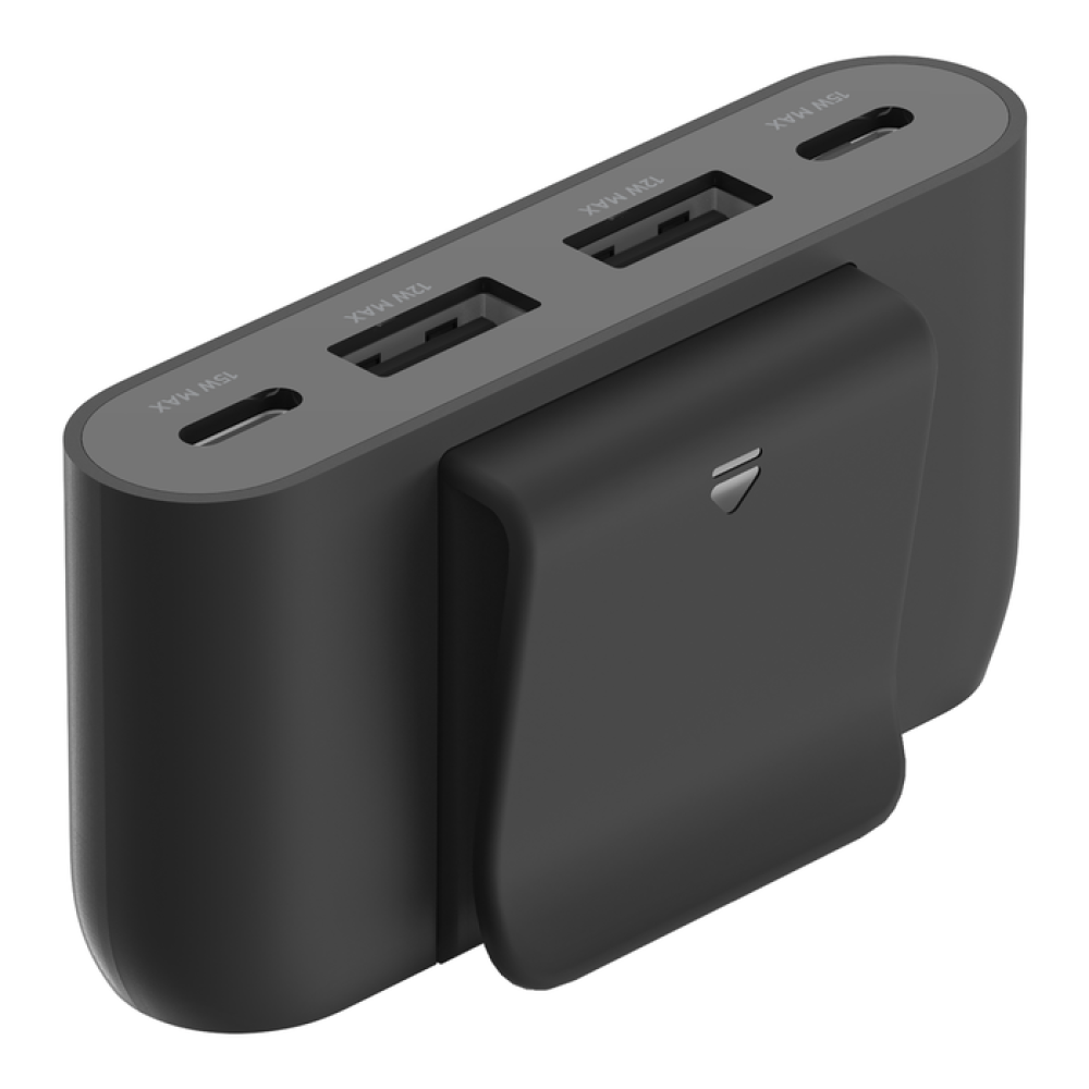 Belkin منصة شحن بيلكن 4 منفذين USB-A ومنفذين تايب سي - اسود = 745883852352