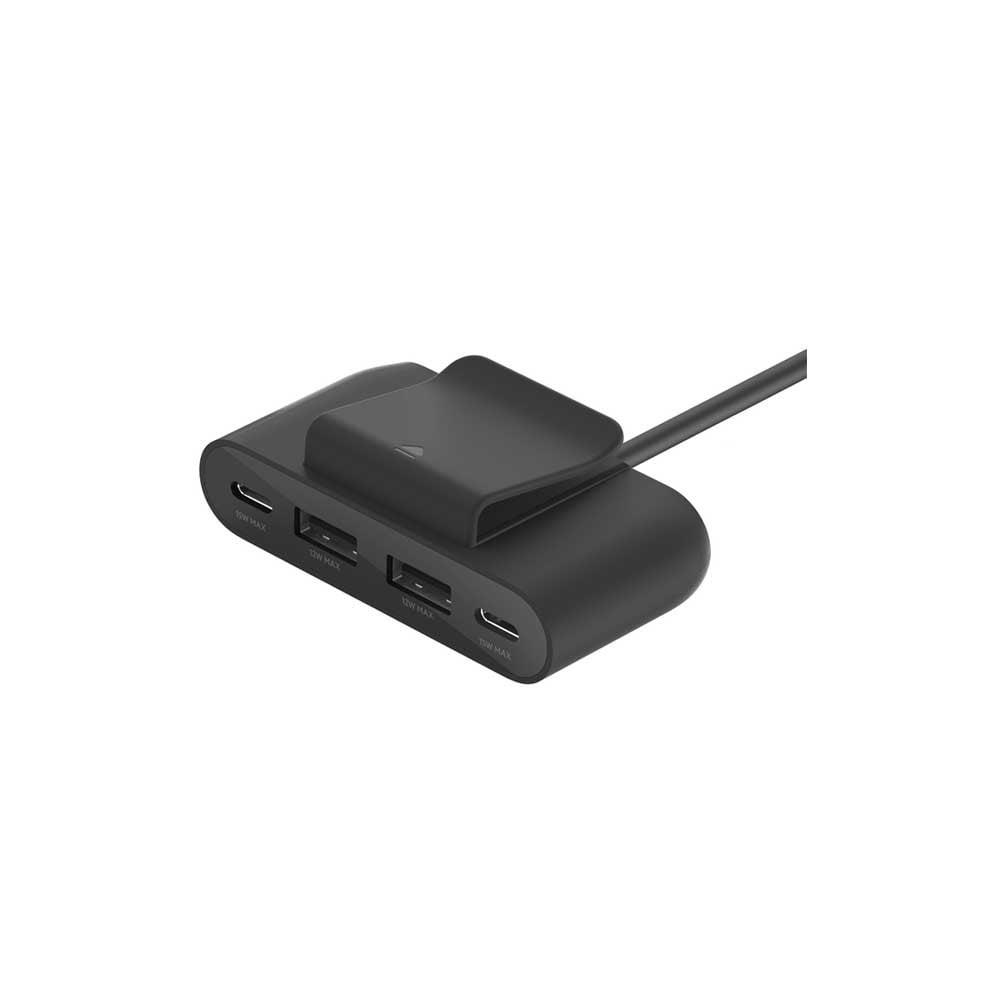 Belkin منصة شحن بيلكن 4 منفذين USB-A ومنفذين تايب سي - اسود = 745883852352
