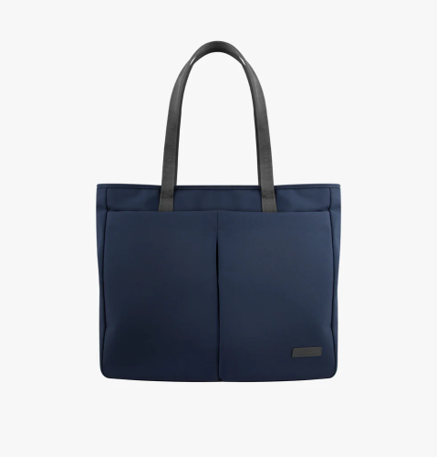 UNIQ HAVA RPET FABRIC TOTE BAG up to 14" Indigo Bl...