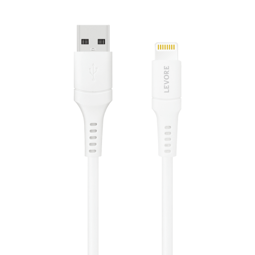 LEVORE سلك شاحن ليفوري من USB إلى آيفون معتمد من أ...