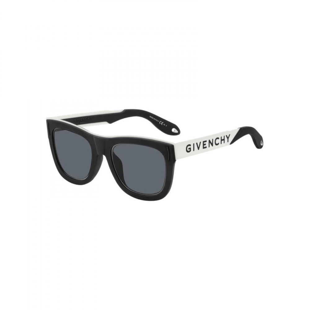 Givenchy Sunglasses Givenchy BLACK WHITE SOFT SQUARE LOGO SPORT SUNGLASSES SHADES GV7016NS 080S Sunglasses
