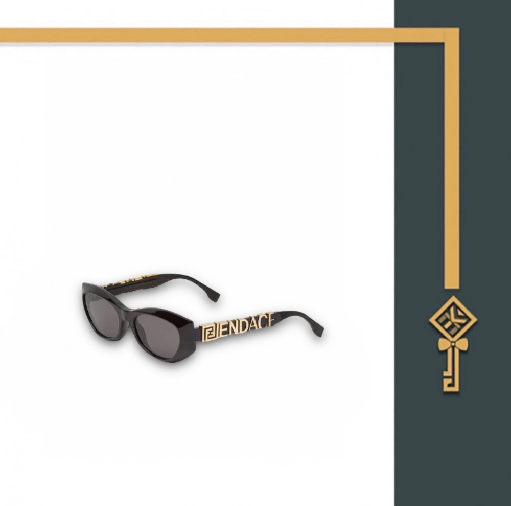 Fendi collaboration with Versace sunglasses - The elegant key