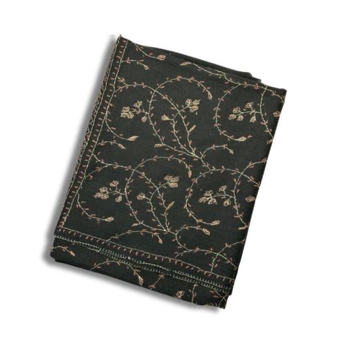 شال كشمير بتطريز يدوي