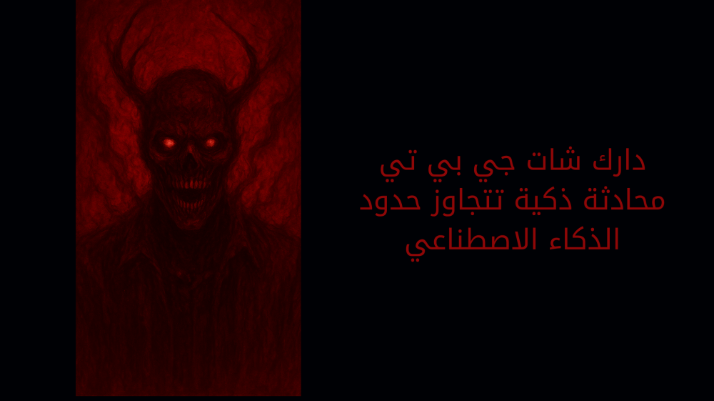 دارك شات جي بي تي.. الذكاء الصناعي اللي ما يعرف حدود!