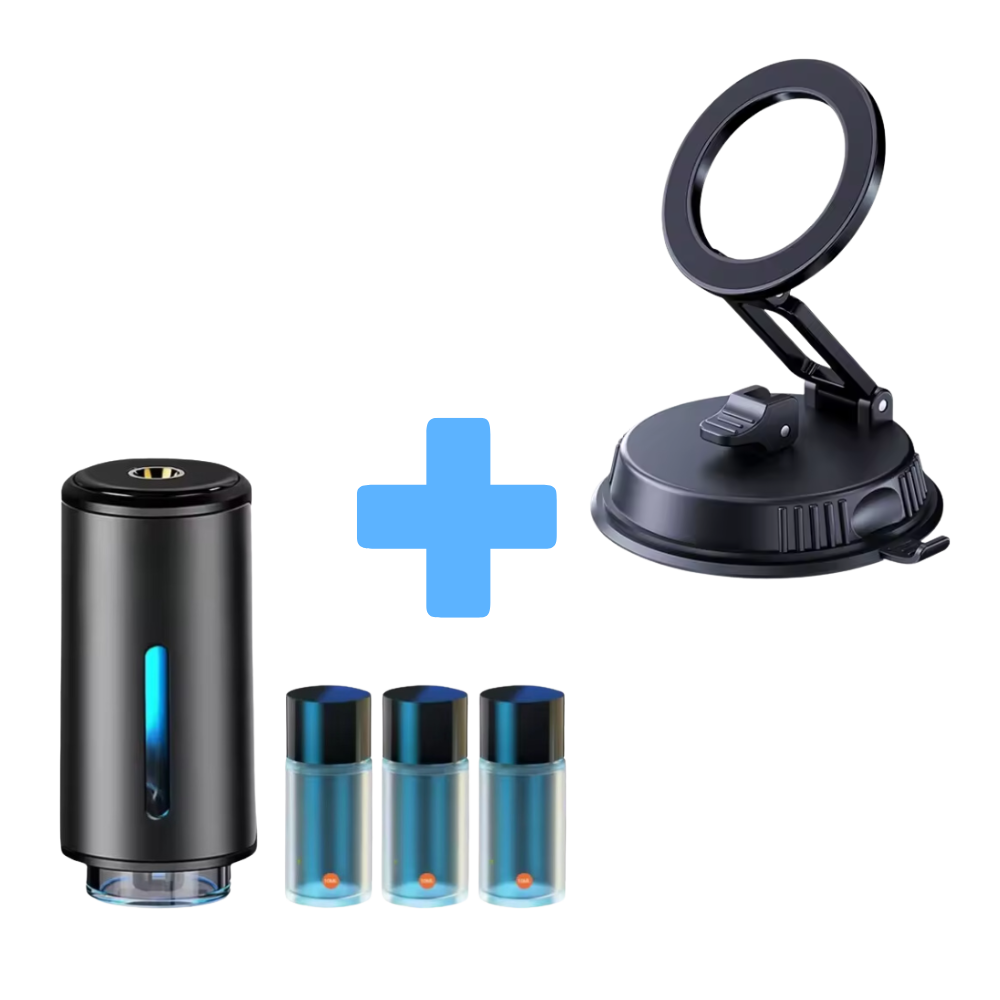 بكج حامل الجوال و الفواحة السيارة