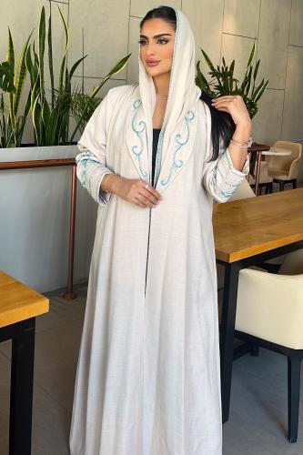 عباية فاخرة تطريز يدوي راقي