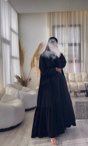 عبايه ياقه كسرات