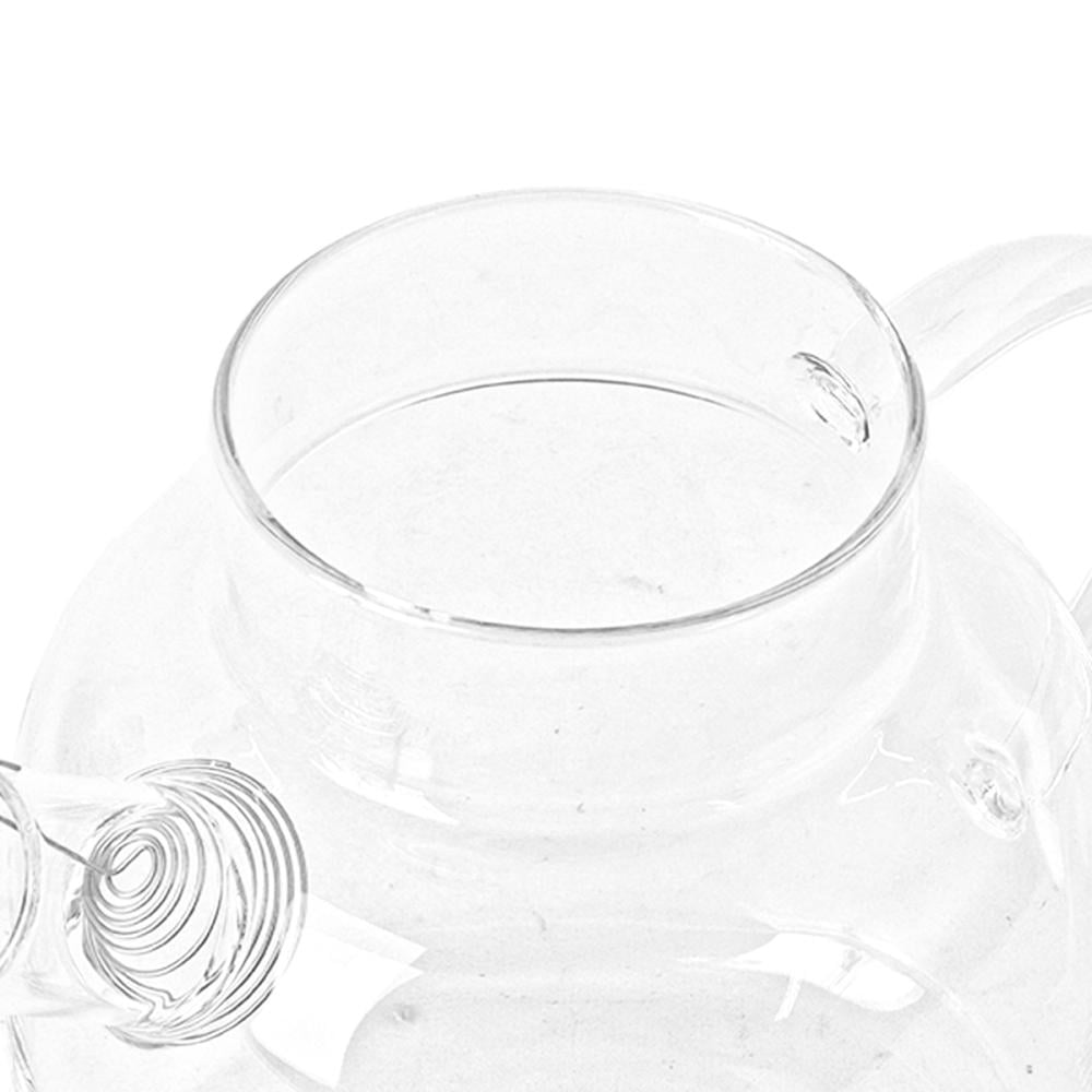 إبريق شاي زجاج البروسليكات , مقاوم للحرارة والبرودة - 1500 مل