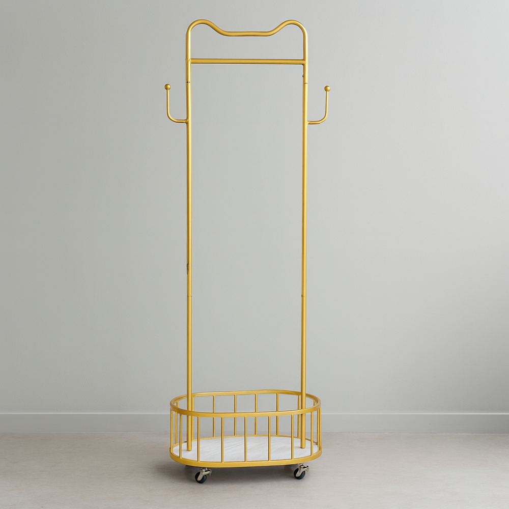 استاند ملابس مع عجلات قابل للنقل