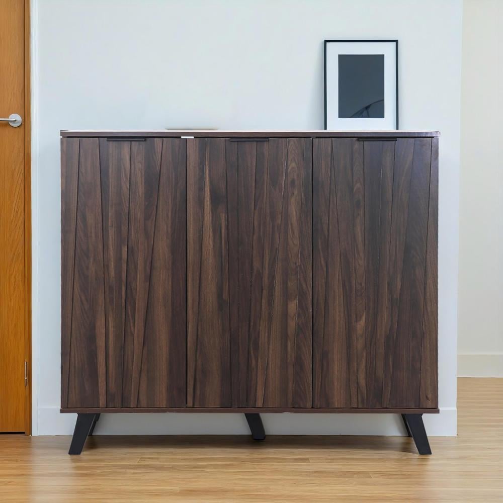 دولاب أحذية مودرن 3 أبواب خشب ماليزي