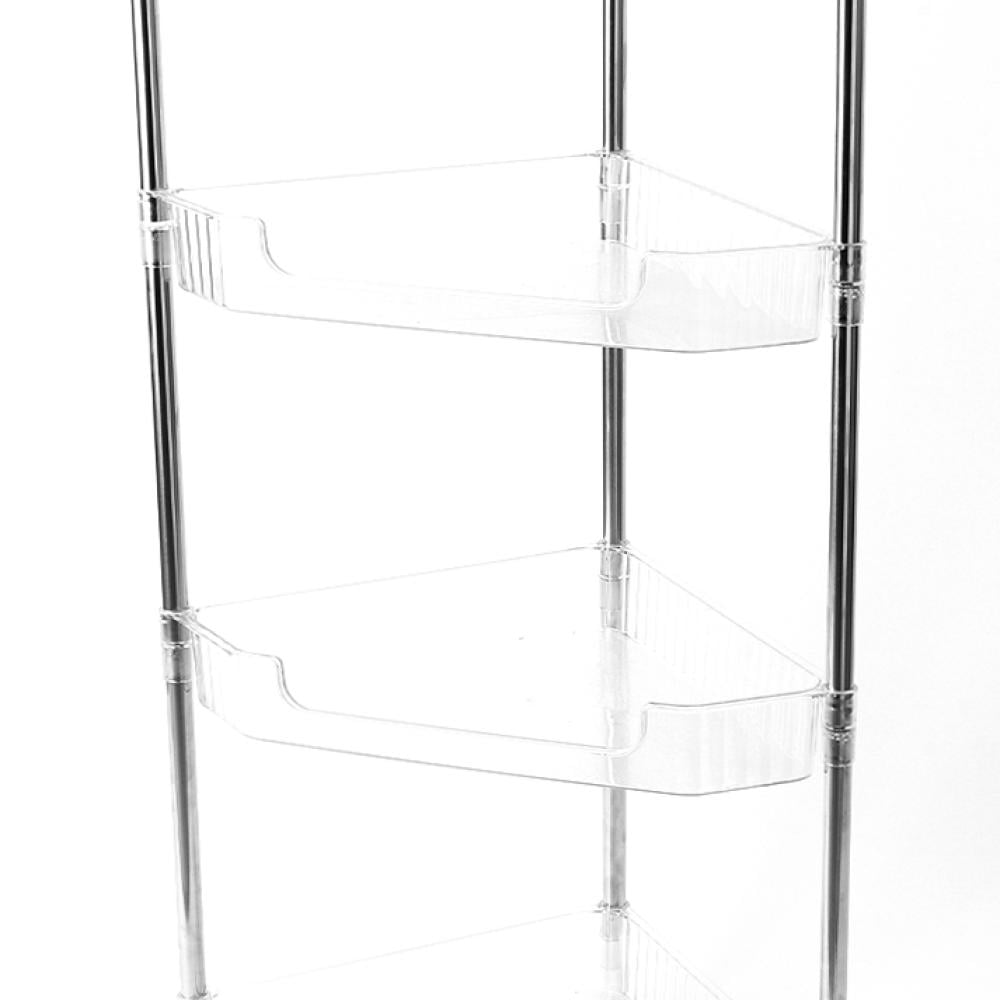 رفوف تخزين اكريليك بعجلات 4 أدوار