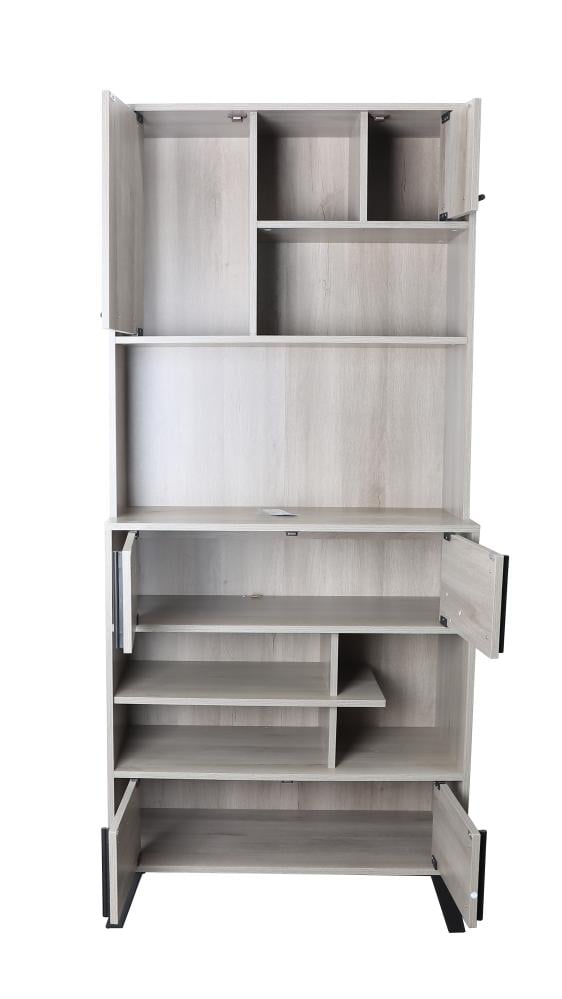 ركن قهوة خشب ماليزي بلون بيج مع أدراج