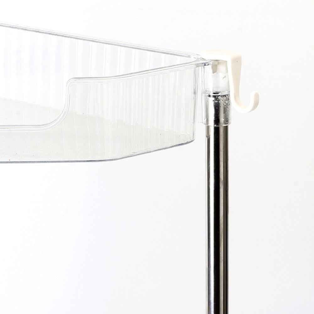 رفوف تخزين اكريليك بعجلات 4 أدوار