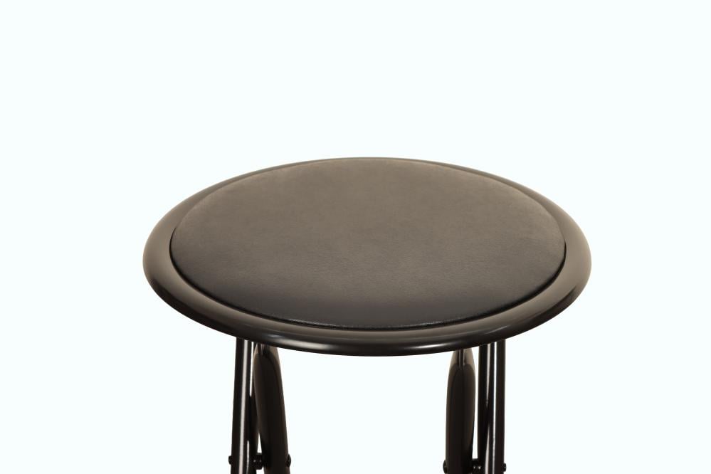 كرسي جلوس دائري قابل للطي لون أسود