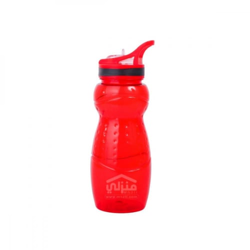 زمزميات ماء بلاستيك لون أحمر - J-01-03