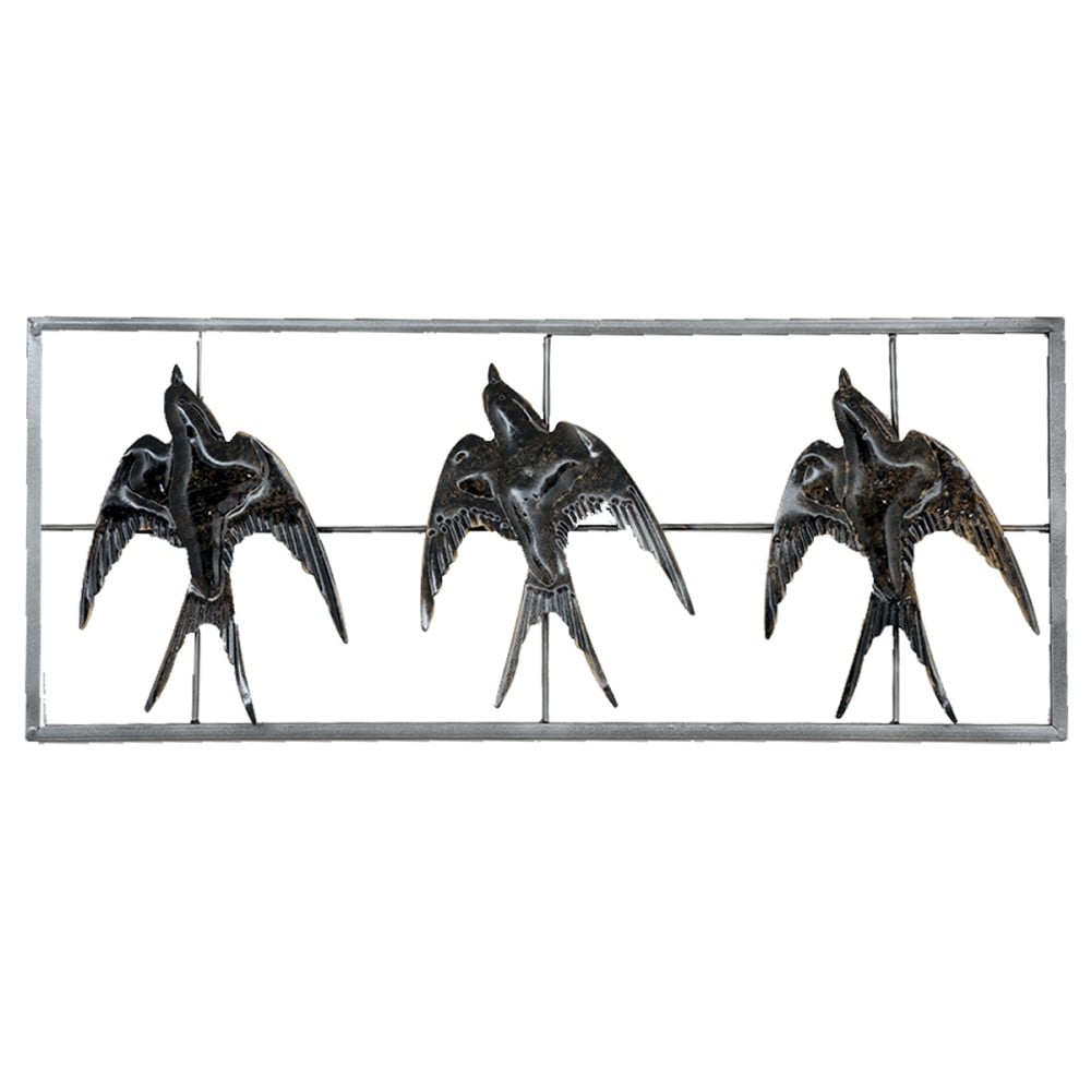 لوحة جدارية طيور مستطيلة