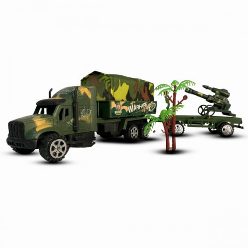 لعبة سيارة الجيش مع مدفعية عسكرية -D-04-01