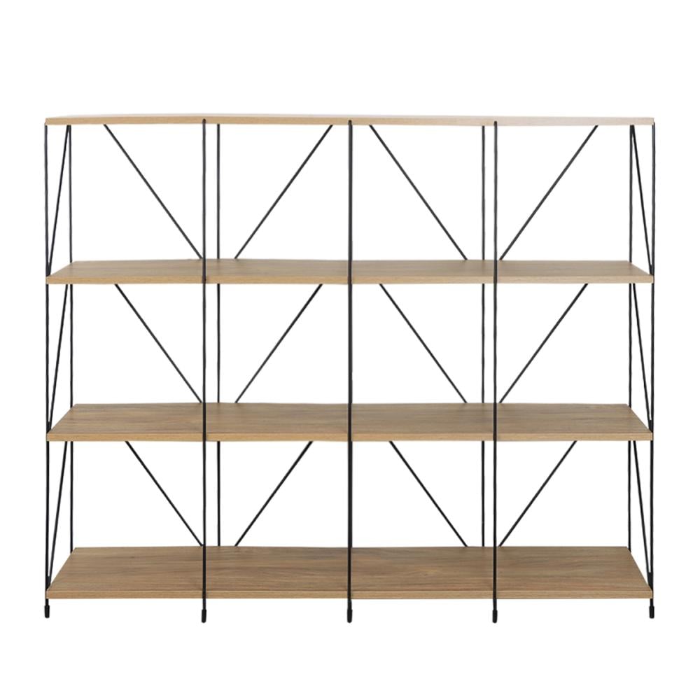 استاند خشب 4 مستويات ارفف أنيقة للمداخل لون خشبي , صناعة ماليزي