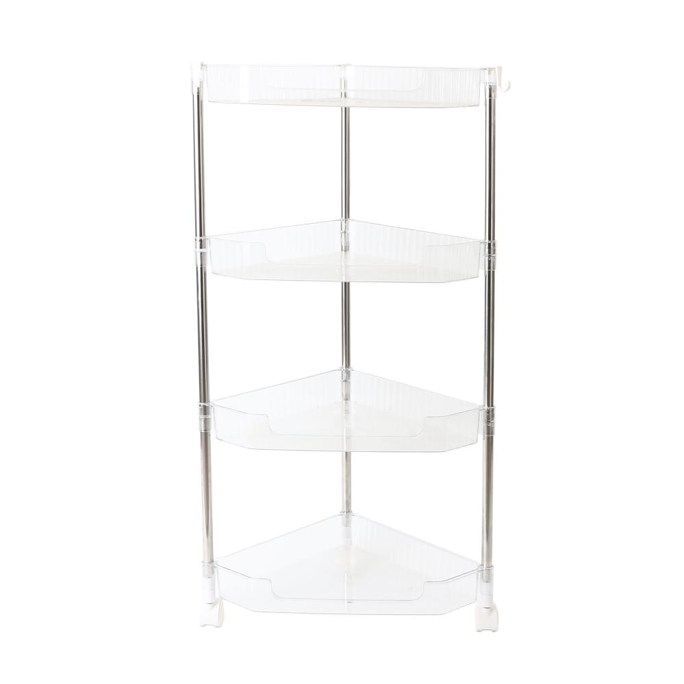 رفوف تخزين اكريليك بعجلات 4 أدوار