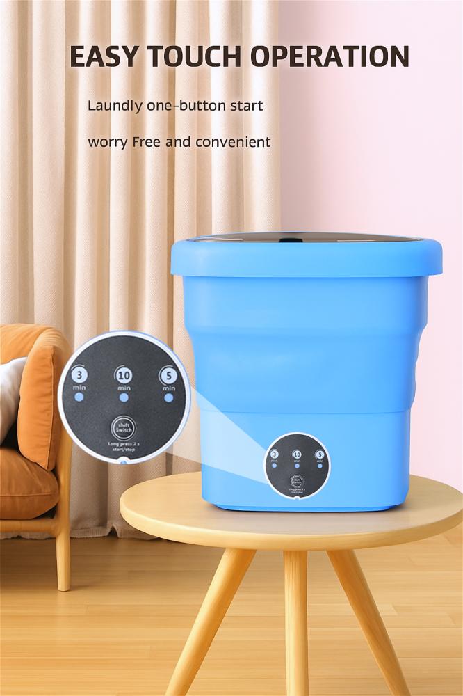 غسالة صغيرة محمولة قابلة للطي جولد كرست